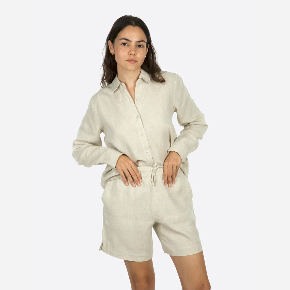 Palma Linen Shirt - Beige