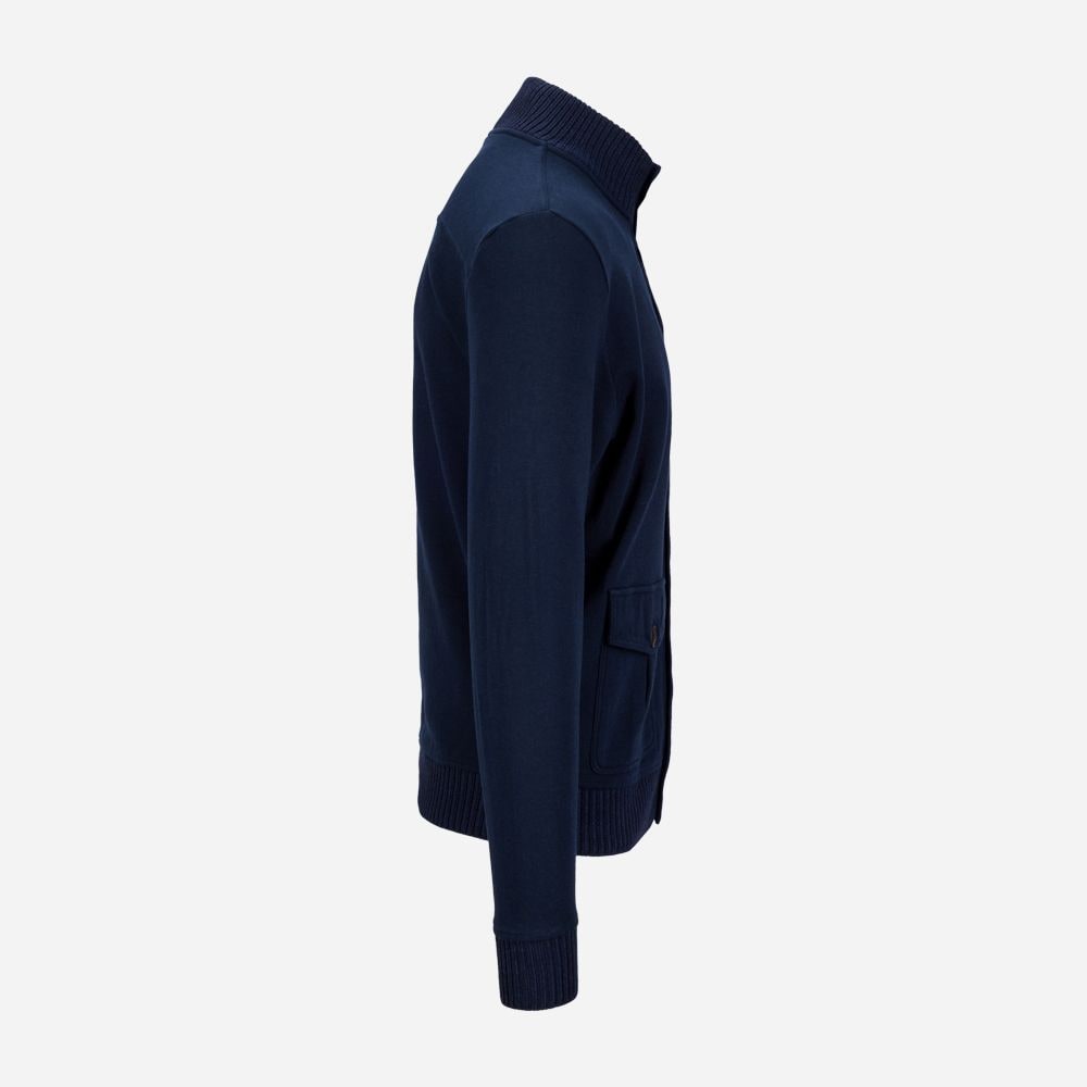 Bomber Jacket Cotton - Navy