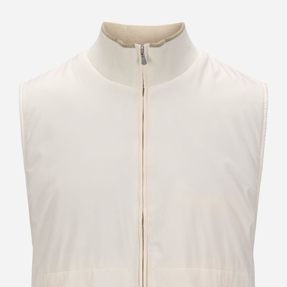 Cotton Vest - White