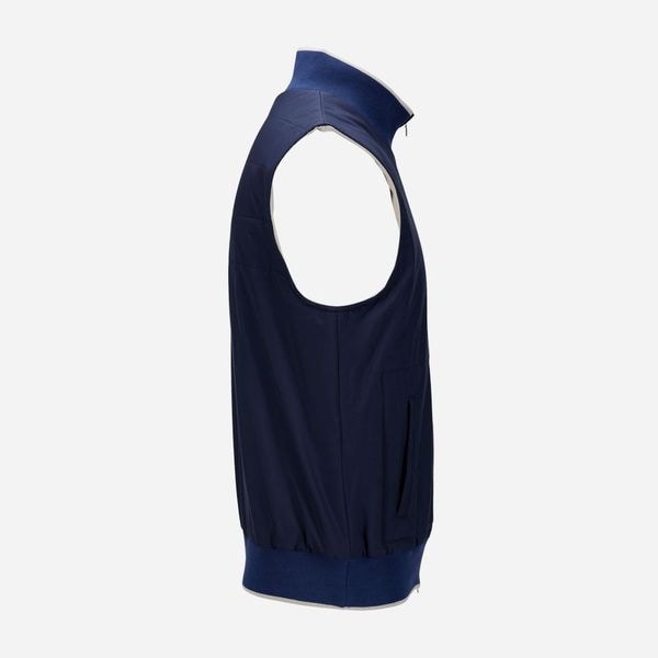Cotton Vest - Blue