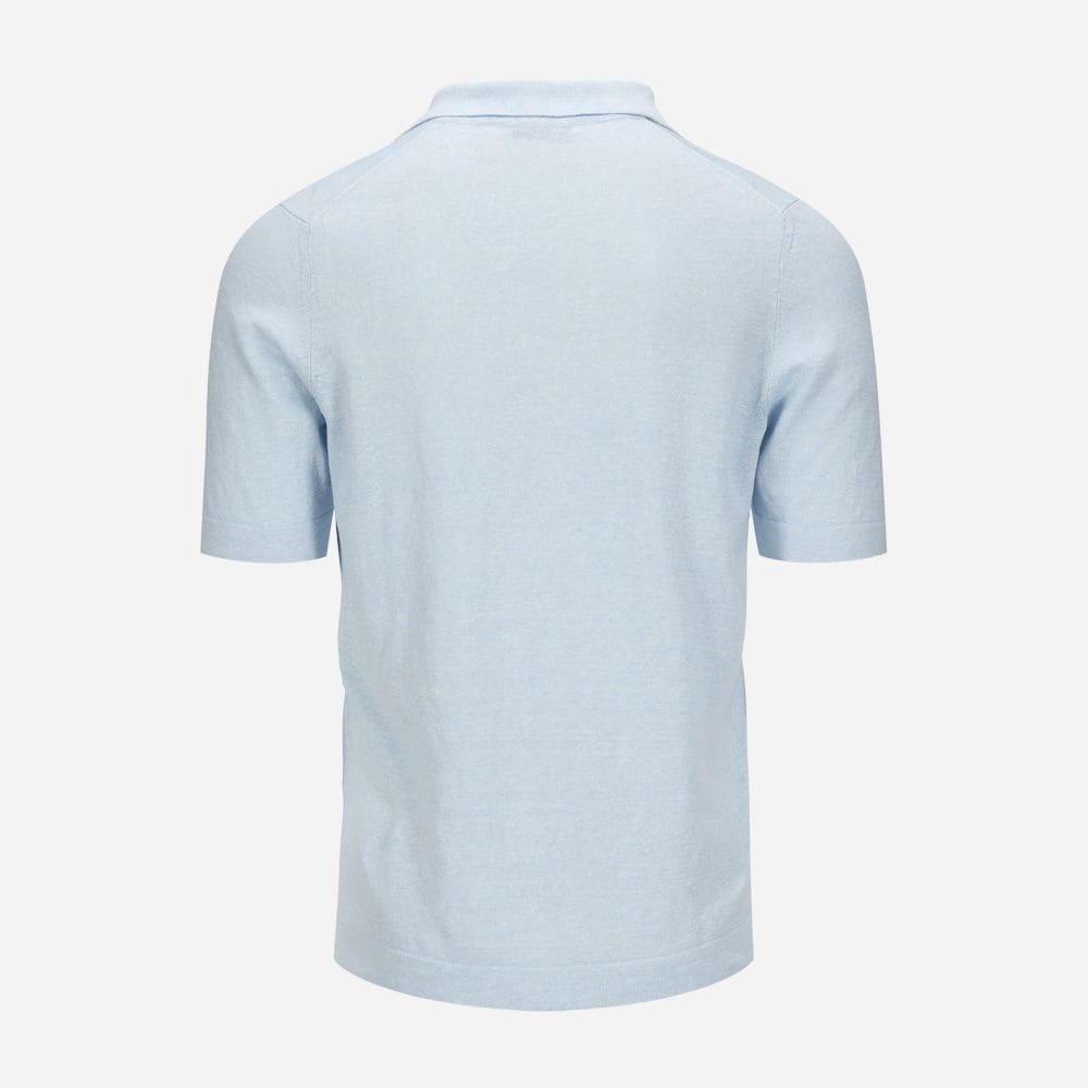 Bowling Shirt Linen - Light Blue