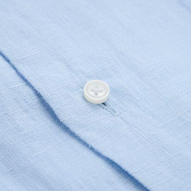 Regular Linen Shirt - Ligth Blue