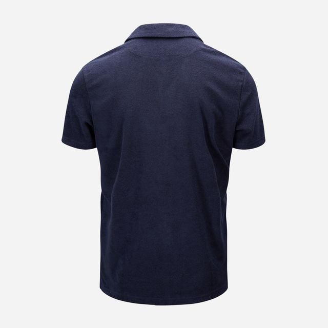 Riviera Terry Polo Short Sleeve - Navy Blue