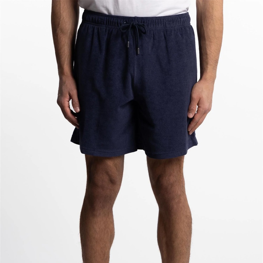 Riviera Terry Shorts - Navy Blue