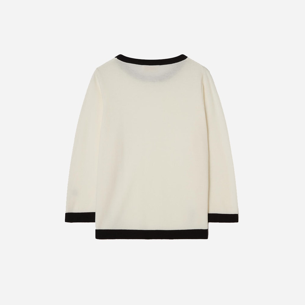 Helen Top - Ecru/Black