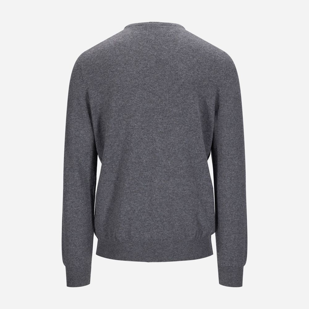 Crew Neck Cashmere - Grey