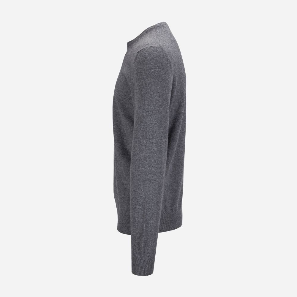 Crew Neck Cashmere - Grey