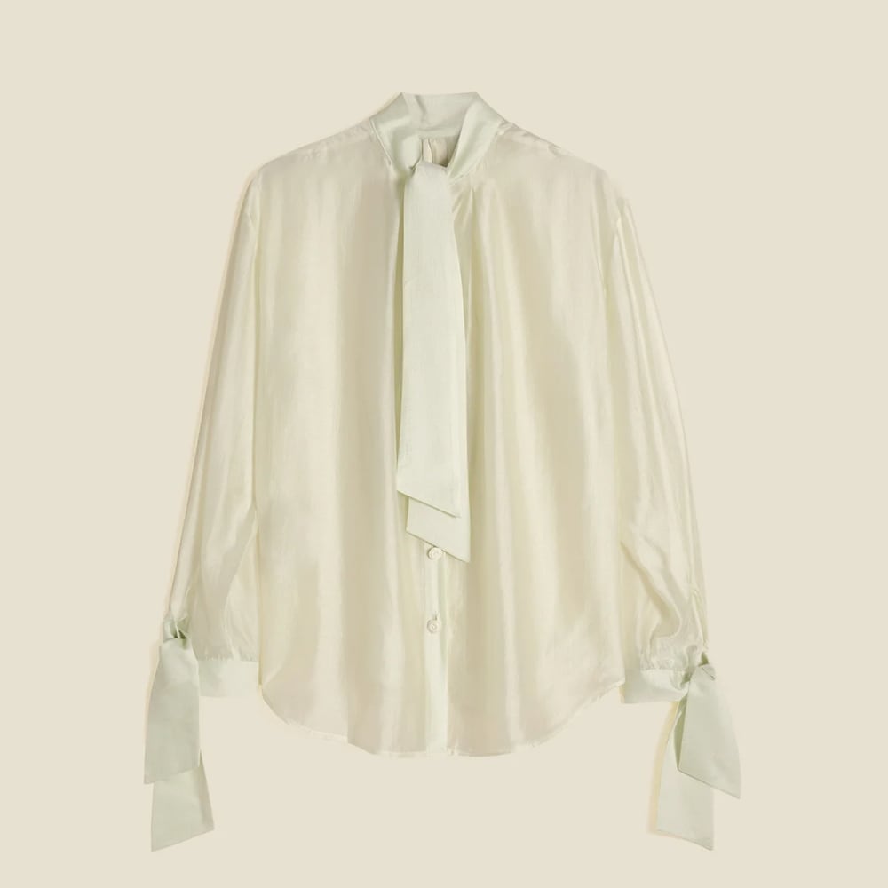 Lotus Transparent Shirt - Lt Green
