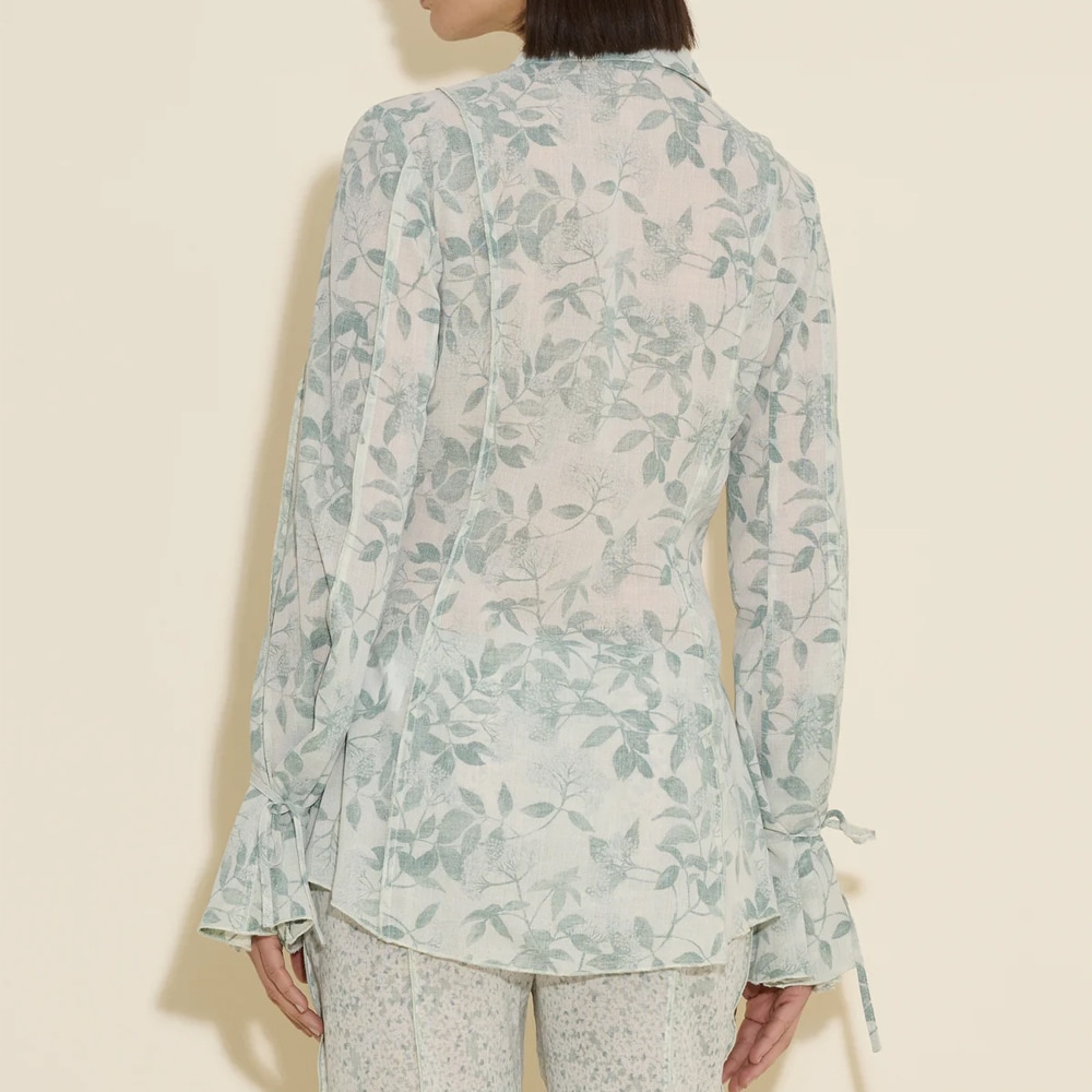 Valery Print Shirt - Green Mix