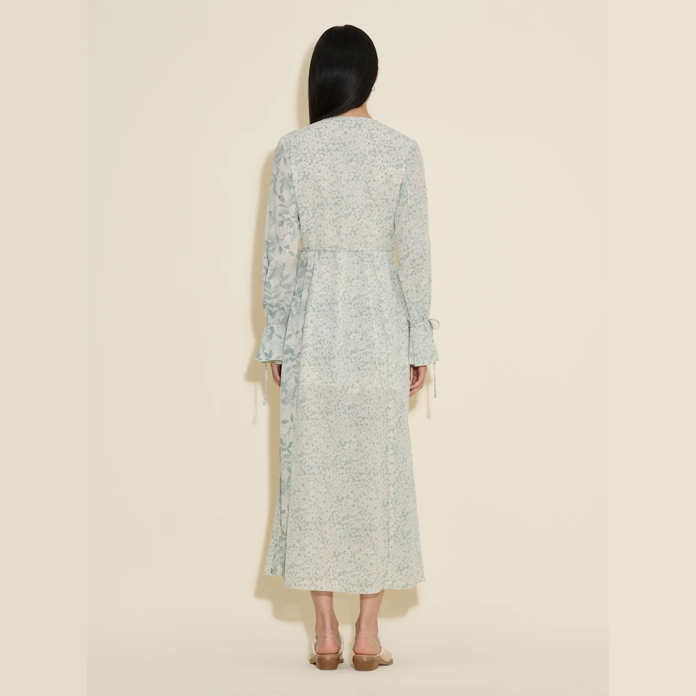 Valery Print Dress - Green Mix