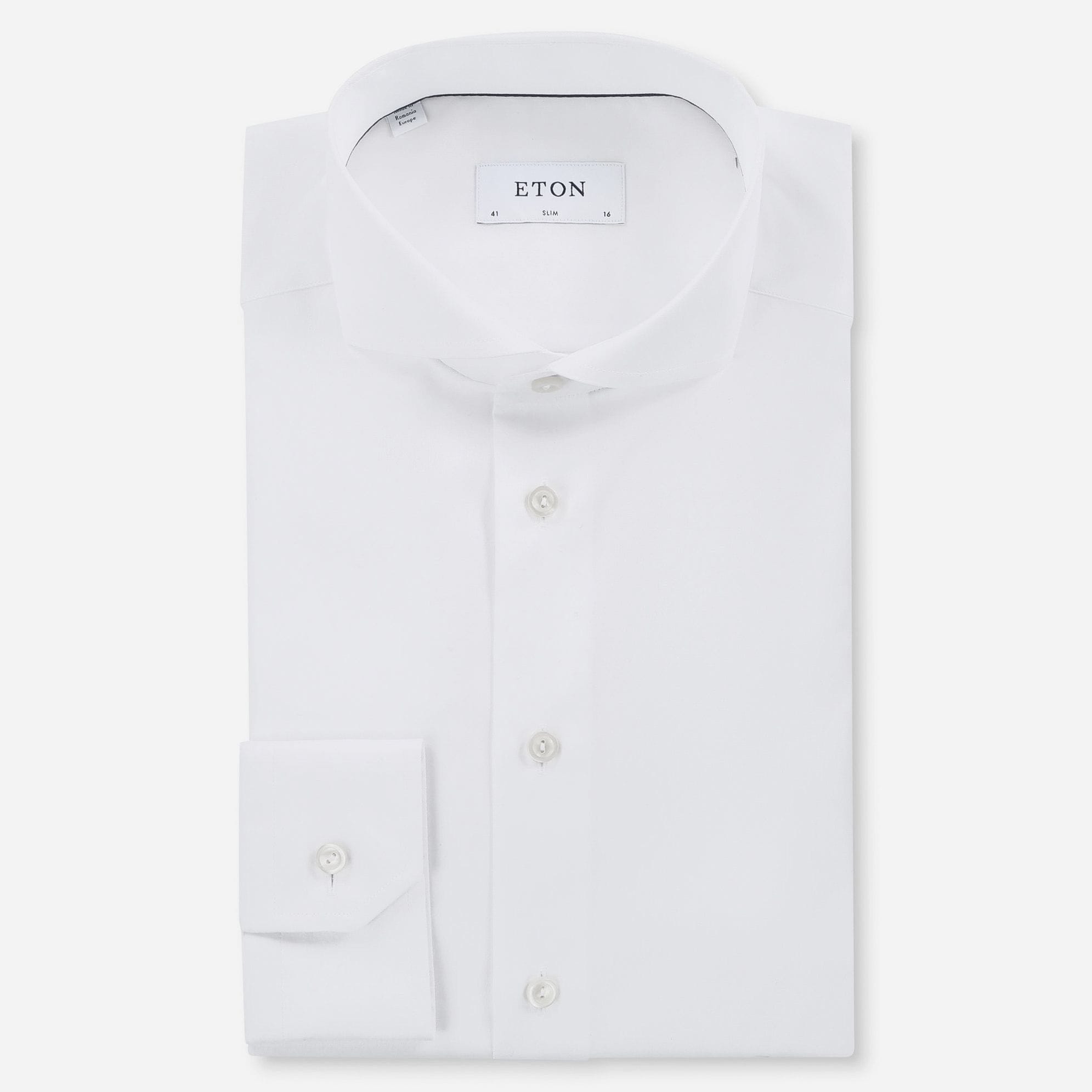 Slim Fit Shirt Ec Em - White