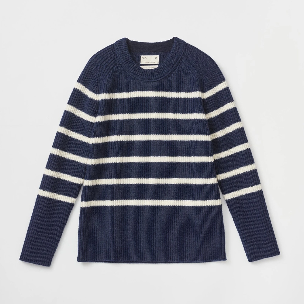 Blaatrøie No 3 - Striped Navy-White