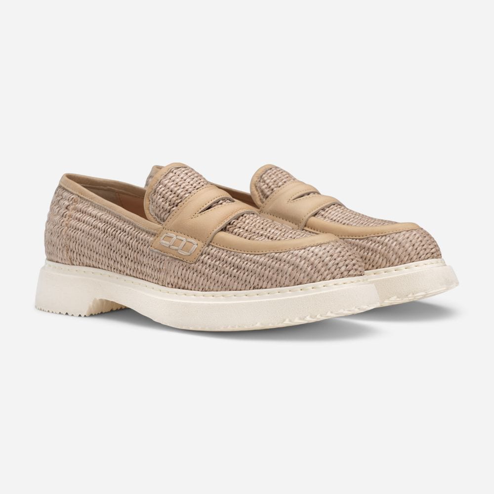 Penny Loafer - Rafia Corda