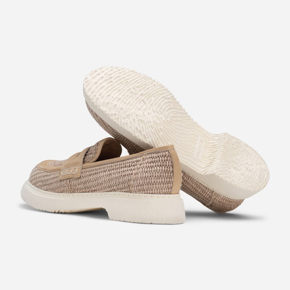 Penny Loafer - Rafia Corda