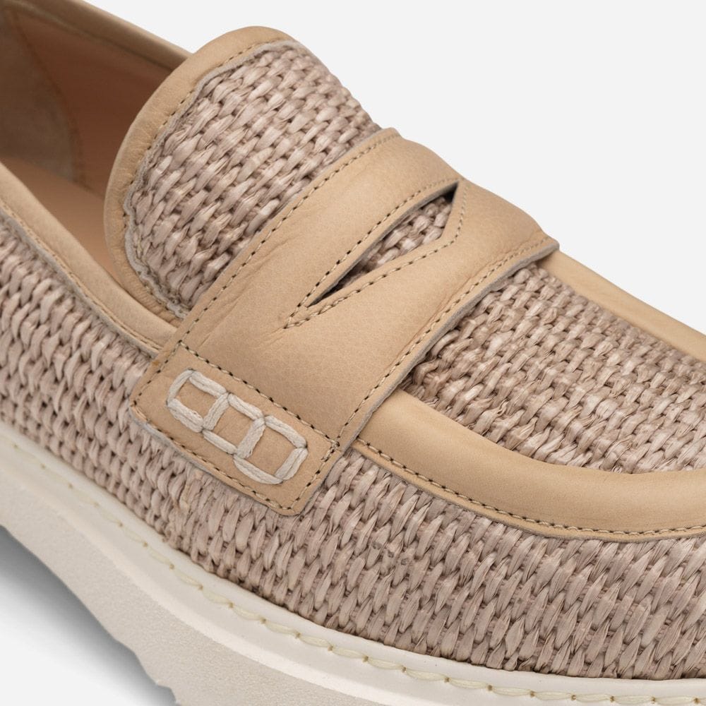 Penny Loafer - Rafia Corda