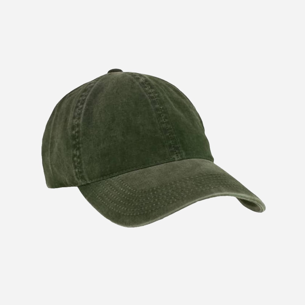 Green Washed Cotton  - Soft Front Green