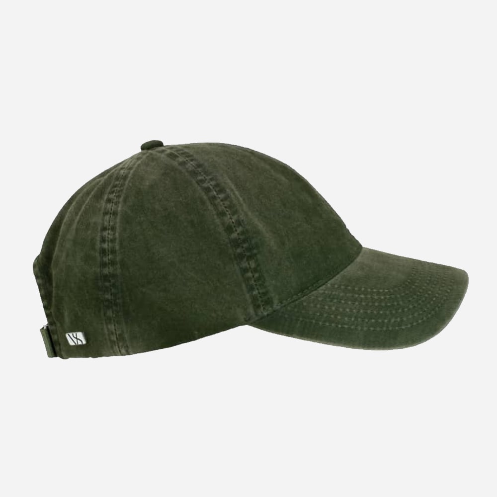 Green Washed Cotton  - Soft Front Green