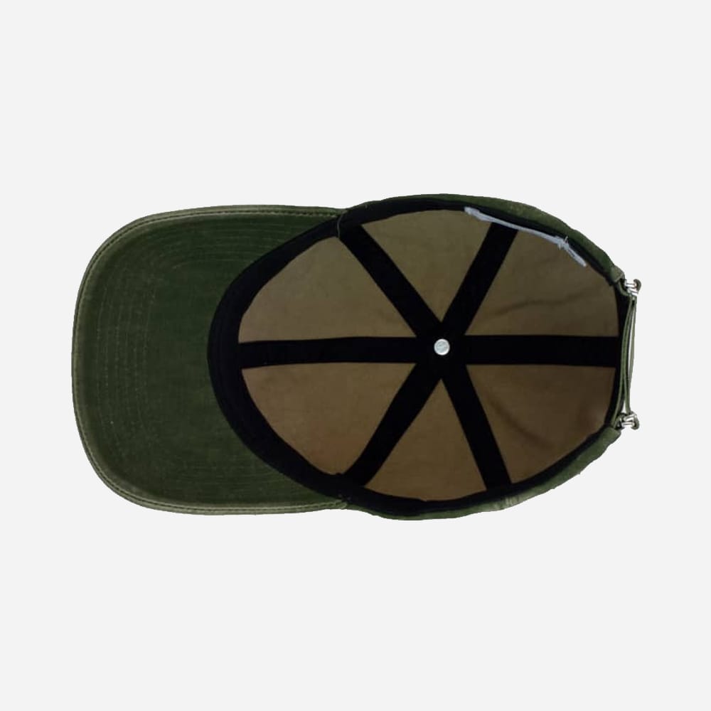Green Washed Cotton  - Soft Front Green