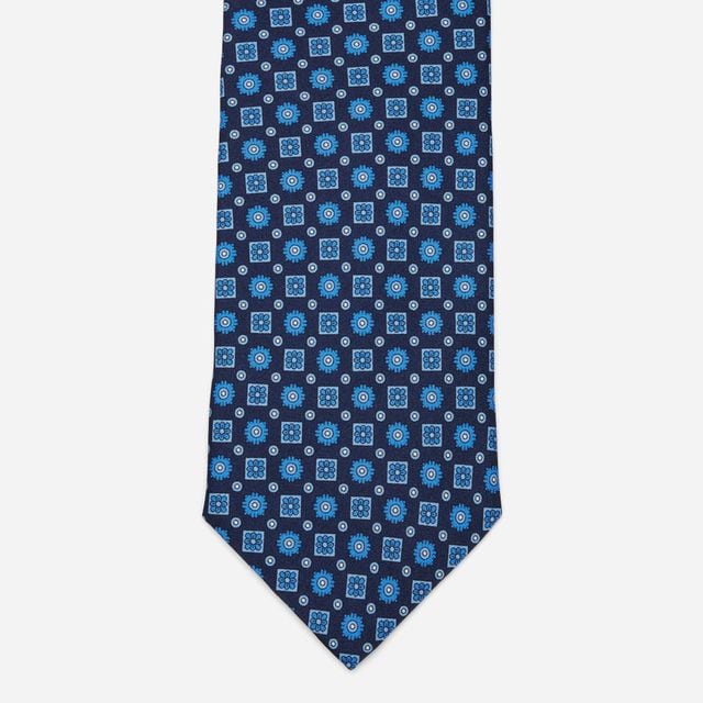 Silk Tie - Blue Fabric
