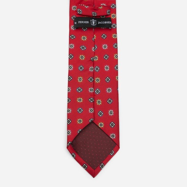 Silk Tie - Red Fabric