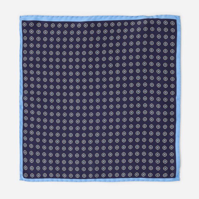 Hankys Silk - Blue Fabric