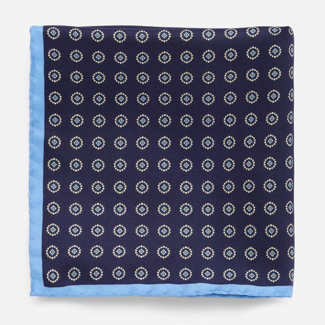 Hankys Silk - Blue Fabric
