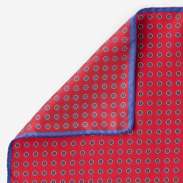 Hankys Silk - Red Fabric
