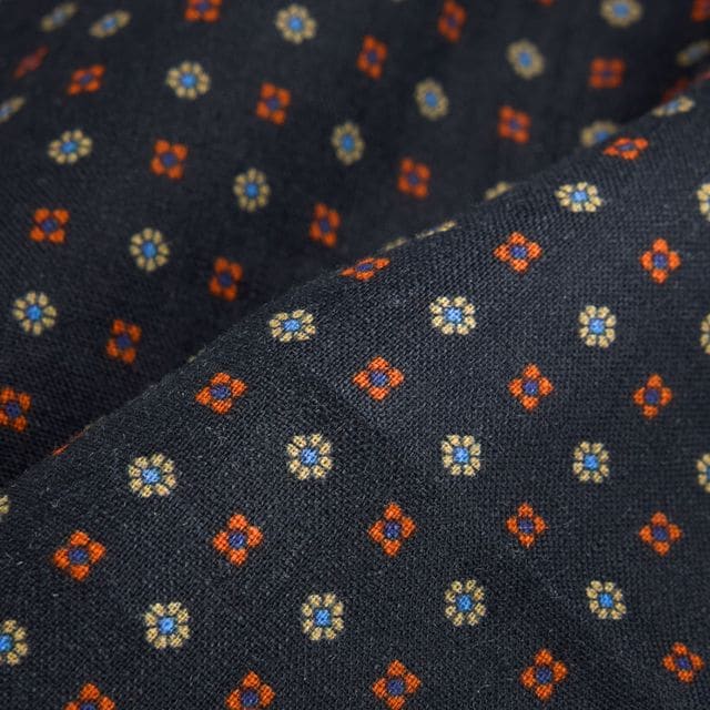 Hankys Linen - Blue-Orange