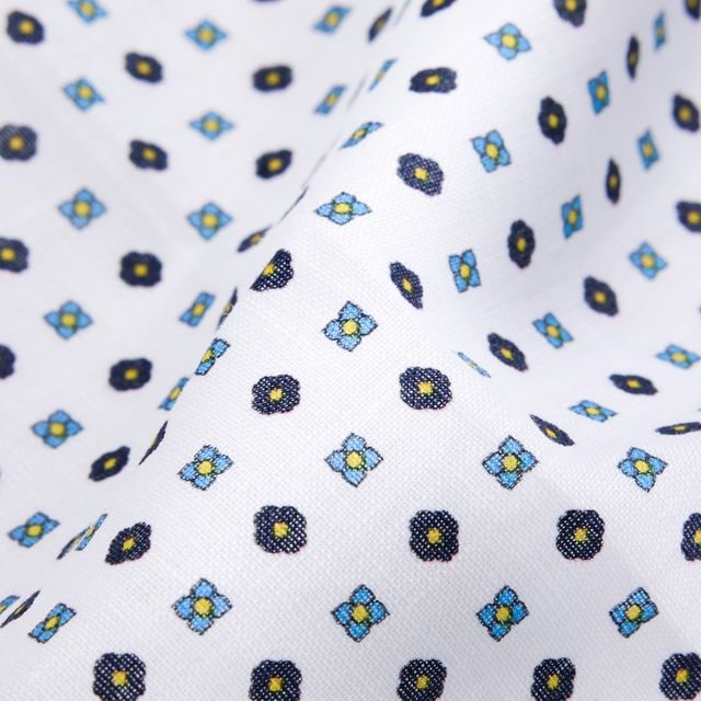 Hankys Linen - White Fabric