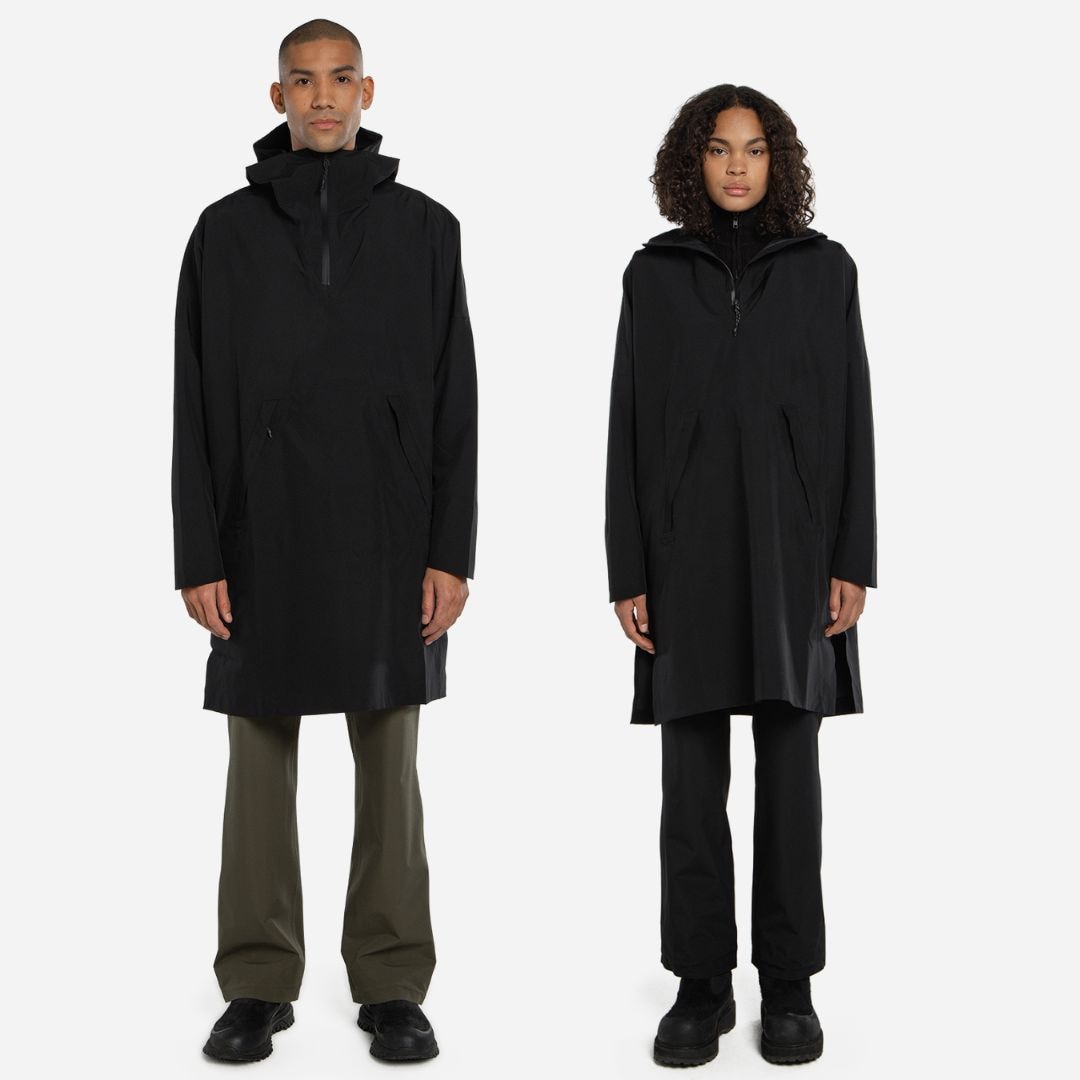 Aalesund Poncho - Black
