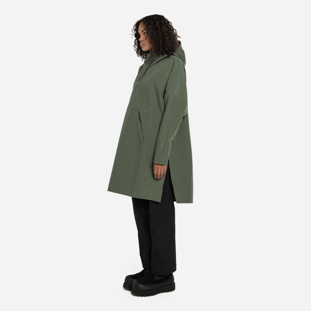 Aalesund Poncho - Dusty Green