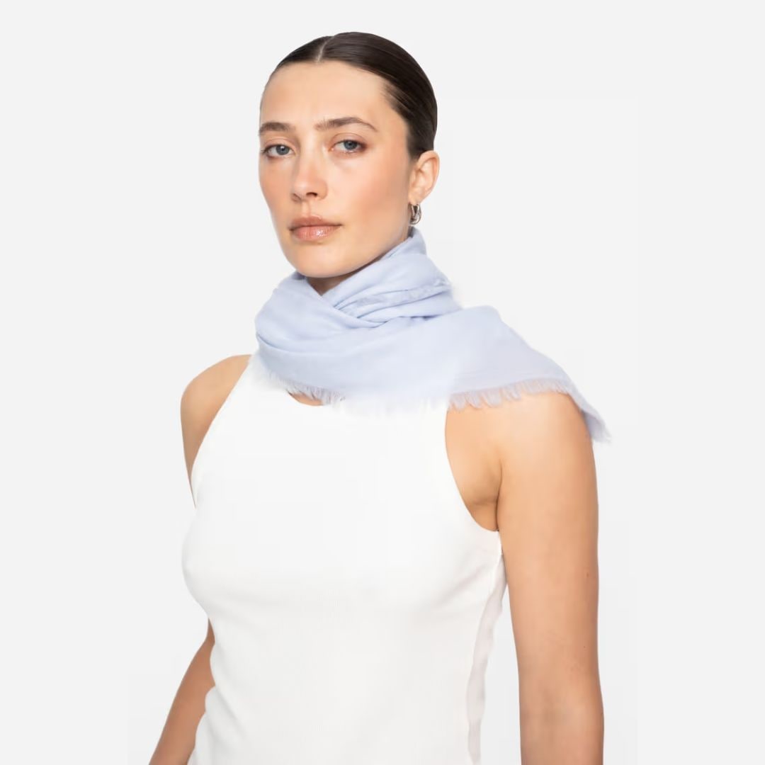 Agra Scarf - Light Blue
