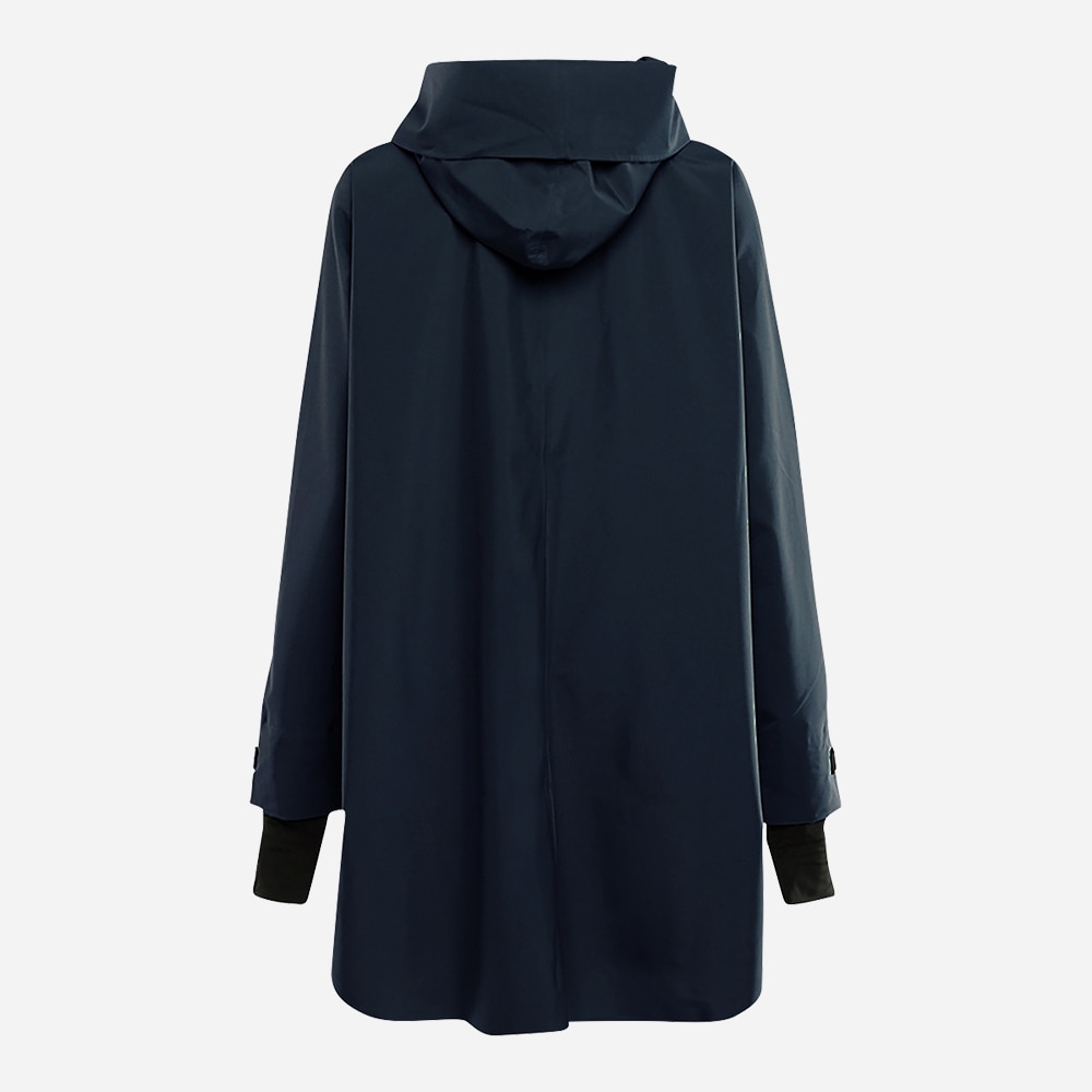 Bergen Poncho - Dark Navy