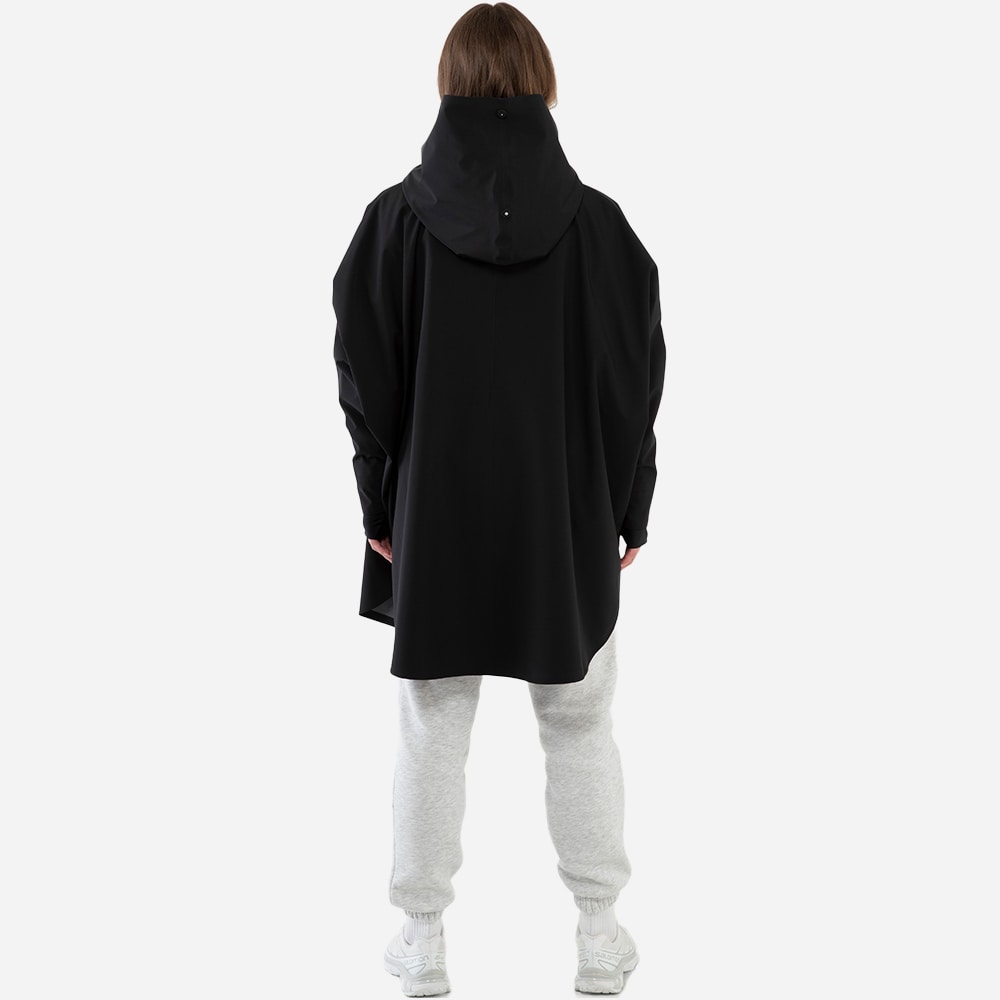 Bergen Poncho - Black