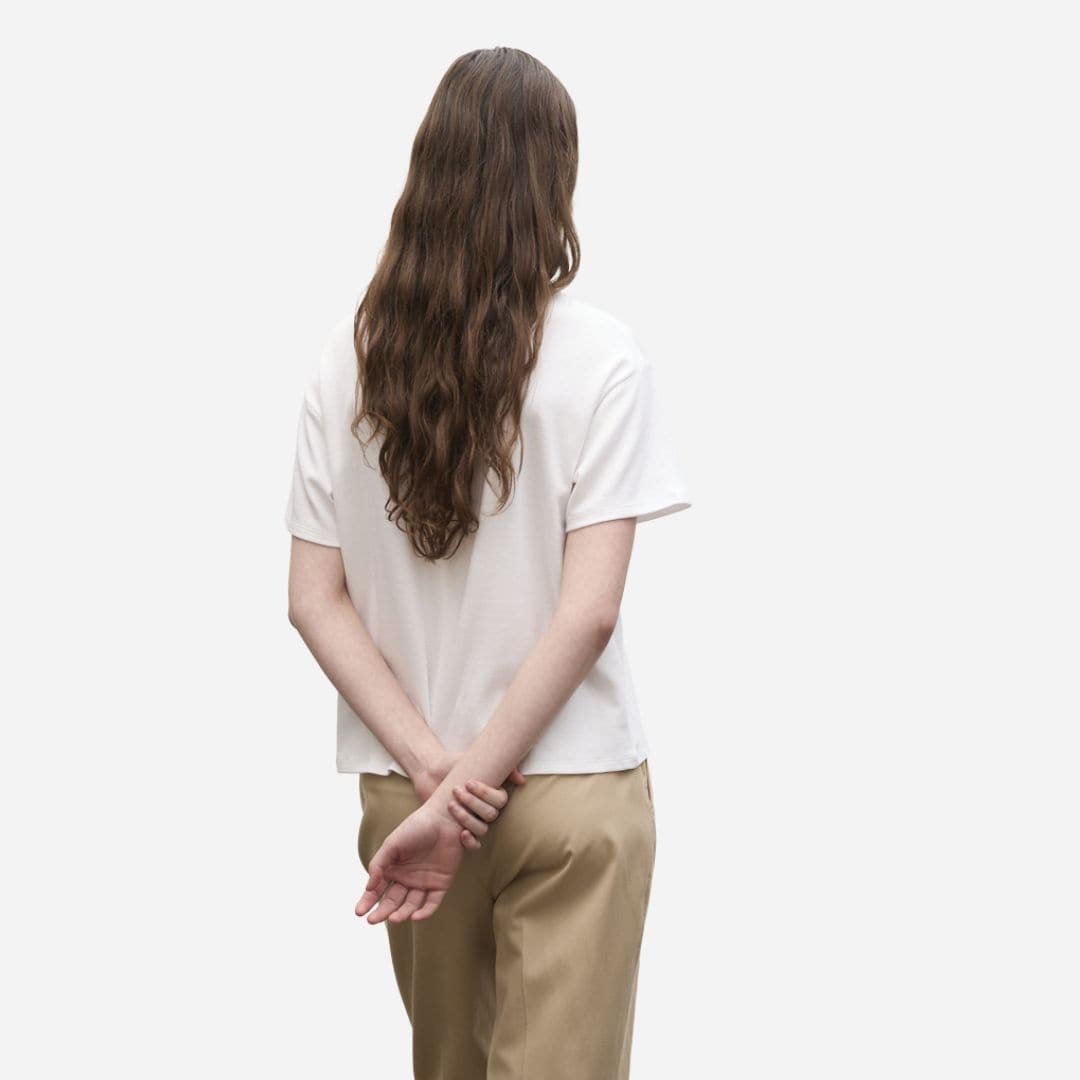 Boxy Pocket Tee - White