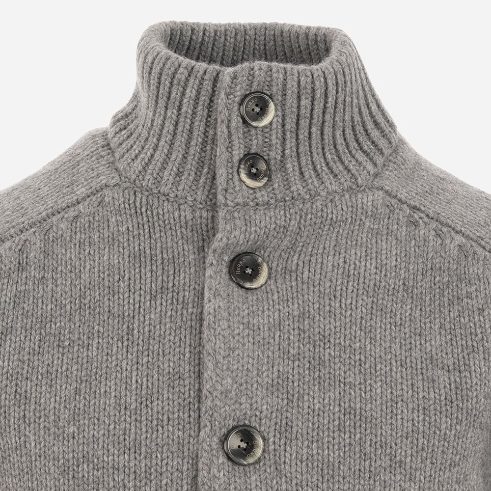 Cardigan Bomber - Grigio Perla