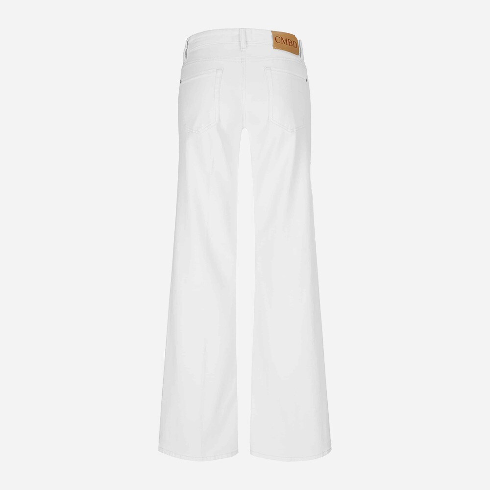 Tess Wide Leg Eco Wash Almost White