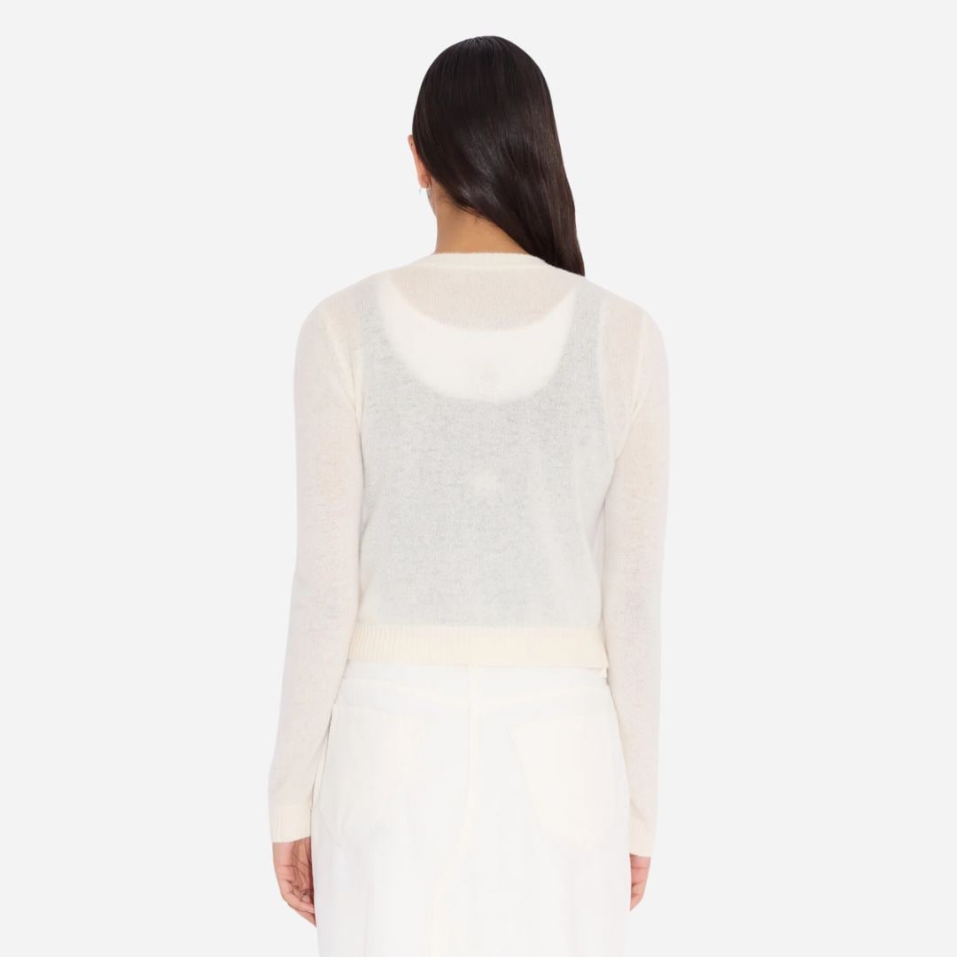 Cashmere Cardigan - Ecru