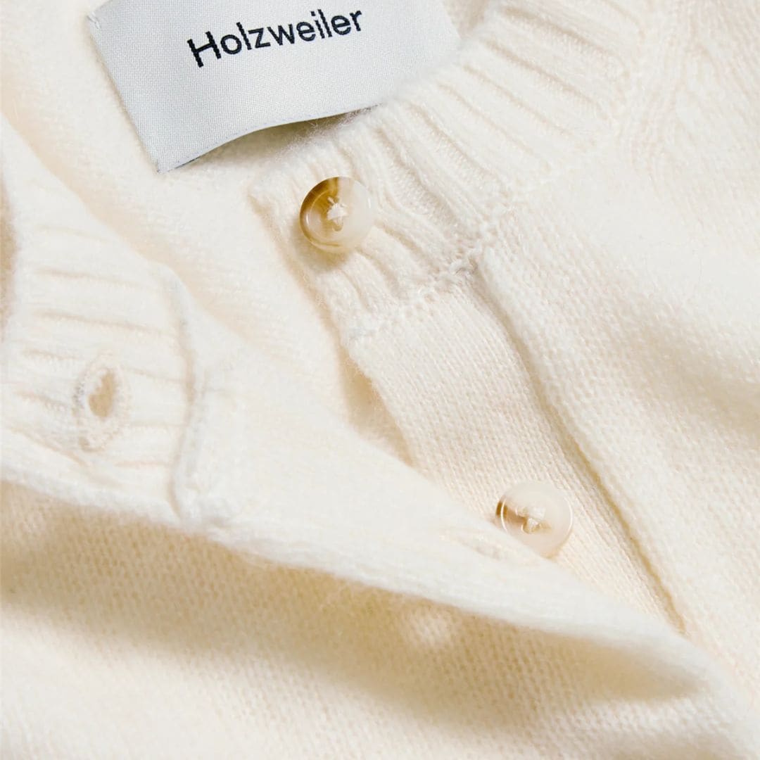 Cashmere Cardigan - Ecru