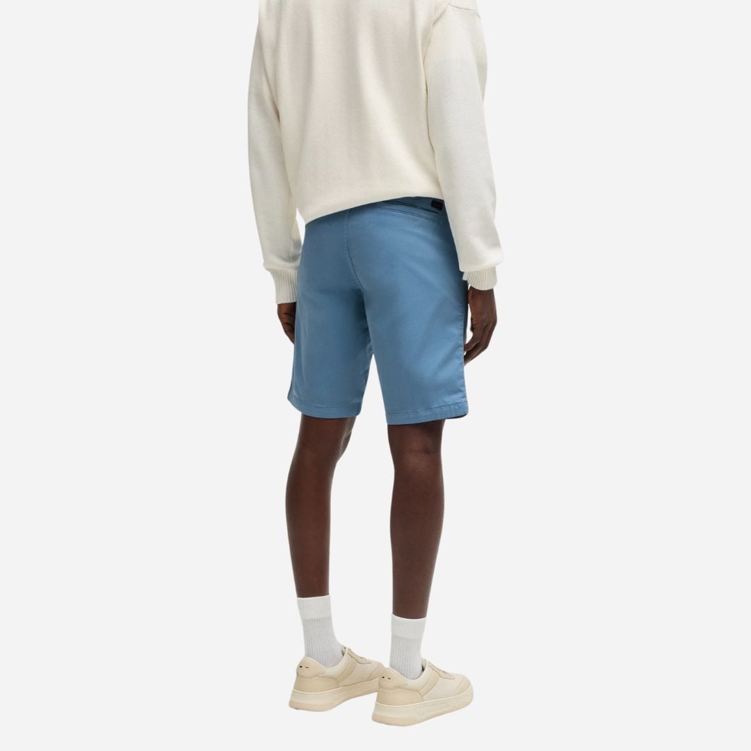 Chino Slim Shorts -  Open Blue
