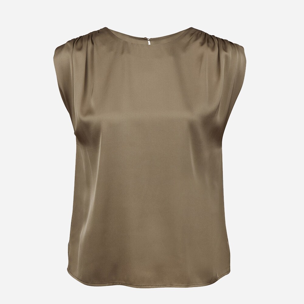 Claire Blouse Sl. Less Light Green