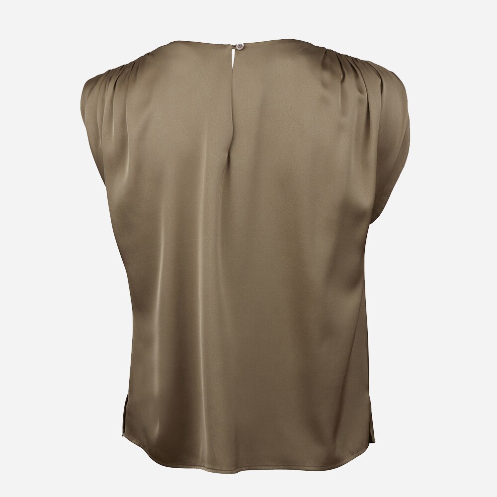Claire Blouse Sl. Less Light Green