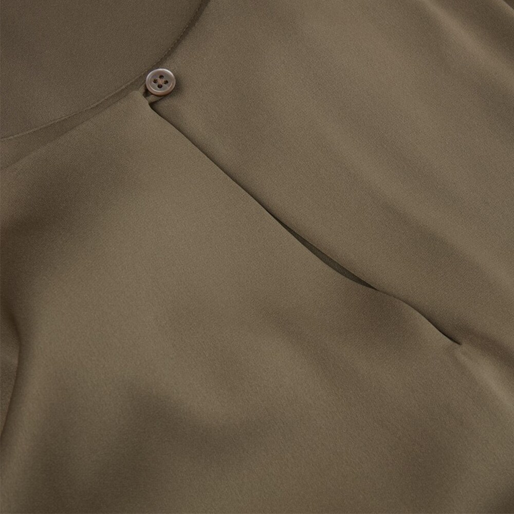 Claire Blouse Sl. Less Light Green