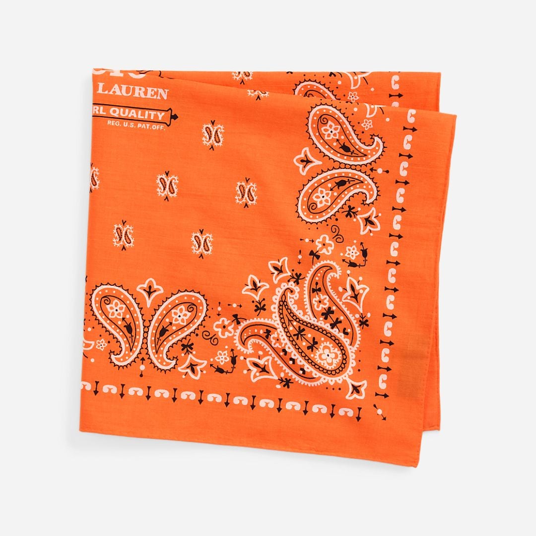 Classic Bandana -  Bright Preppy Orange