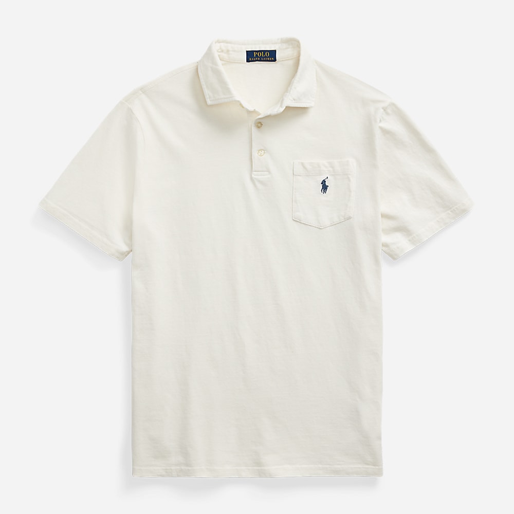 Sscspktclsm5-Short Sleeve-Polo Shirt Antique Cream