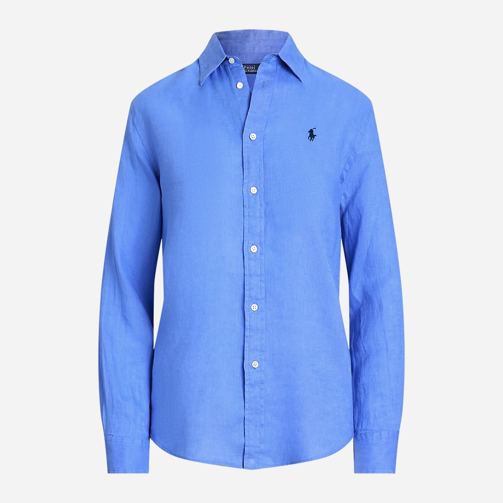 Classic Fit Linen Shirt - Harbor Island Blue