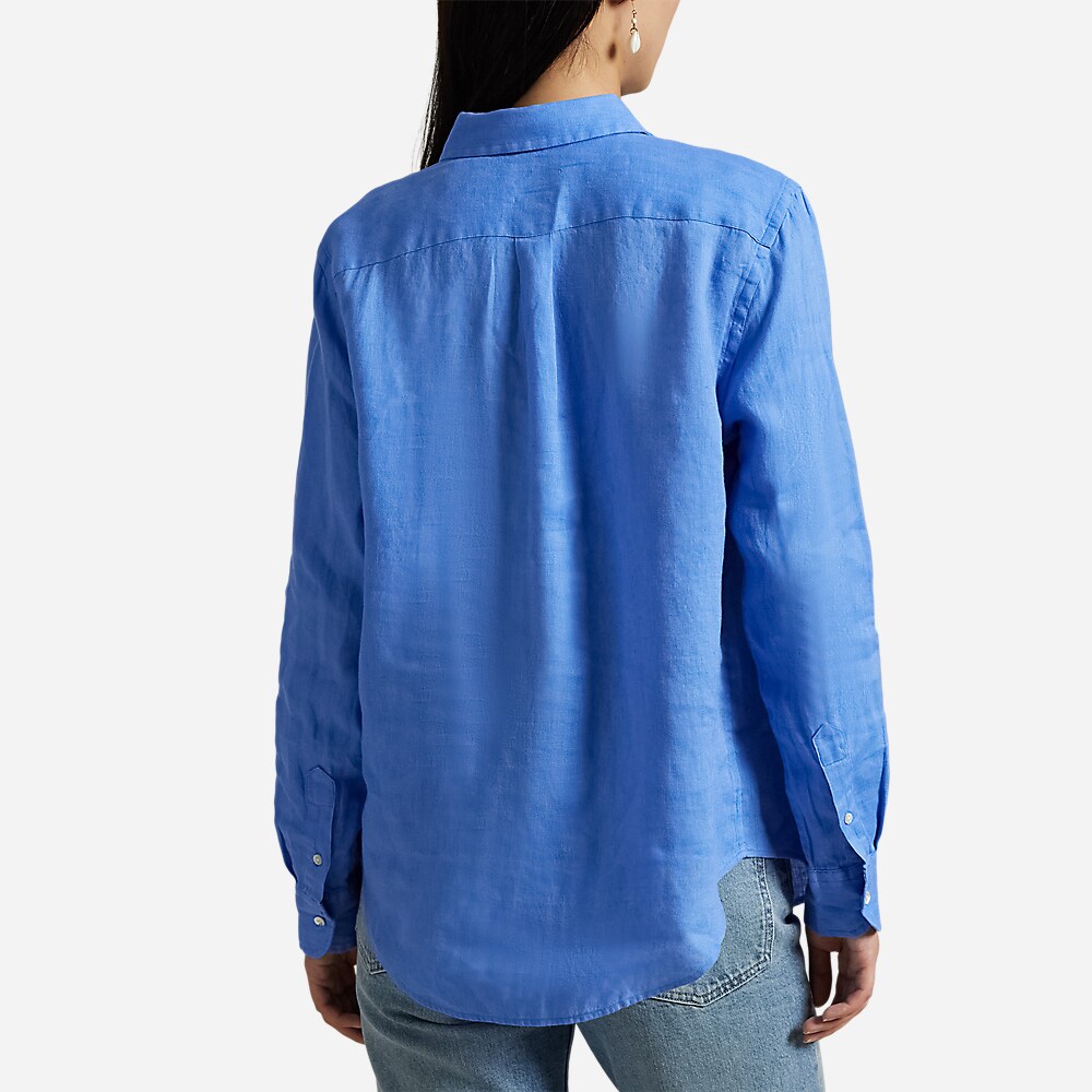 Classic Fit Linen Shirt - Harbor Island Blue