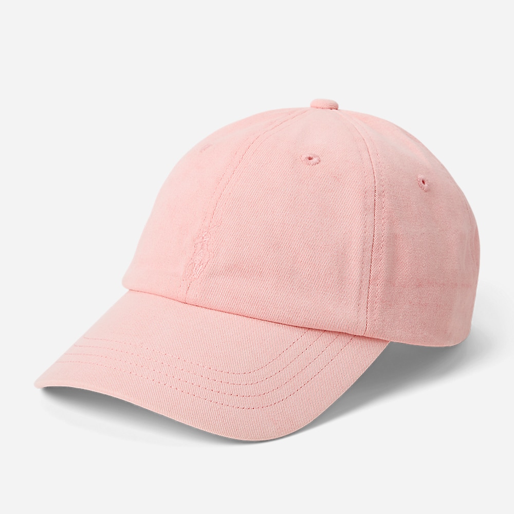 Mineral-Dyed Twill Ball Cap - Rose