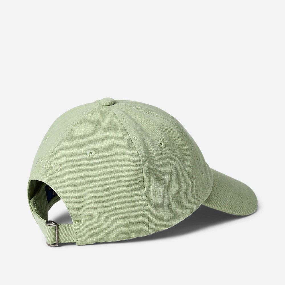 Mineral-Dyed Twill Ball Cap - Green Stone