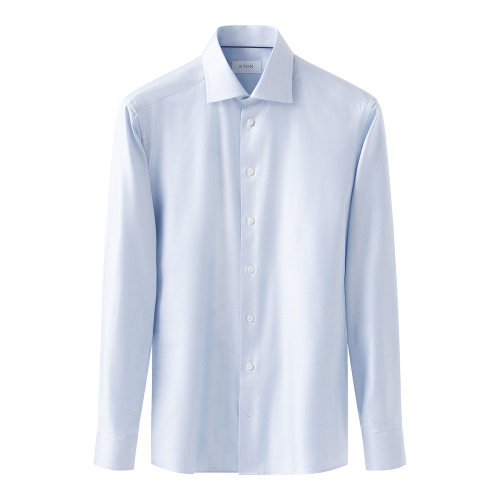 Cotton-Tencel Shirt Contemporary - Melange Solid